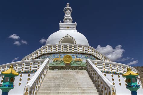 Shanti Stupa One Of The Top Attractions In Leh India