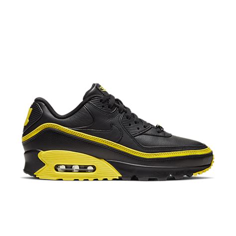 Nike X Undefeated Air Max 90 Black Optic Yellow Cj7197 001