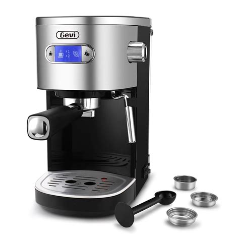 Gevi 20 Bar Espresso Machine Coffee Maker 12 Ltank Black Used Good