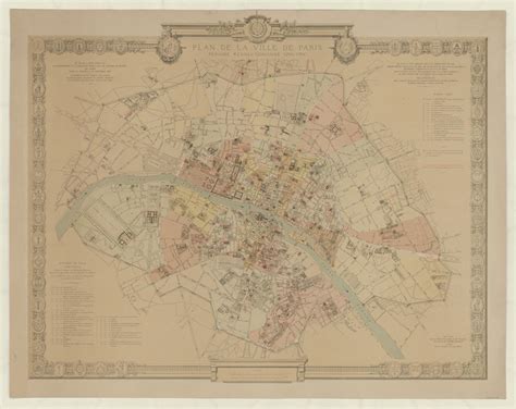 Plan De La Ville De Paris Période Révolutionnaire 1790 1794 Paris