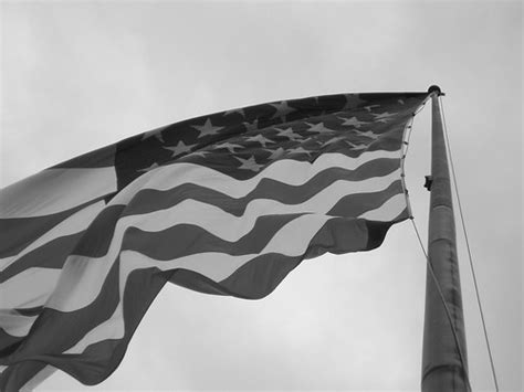 American Flag Black And White A Photo On Flickriver