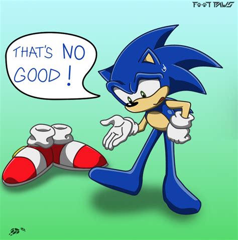 Sonics Feet By Foot Paws On Deviantart