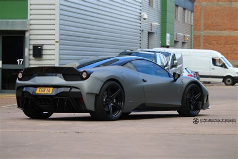 Gray Matte Ferrari 458 Never Looked That Sinister — Gallery