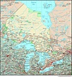 Map Of Ontario Province