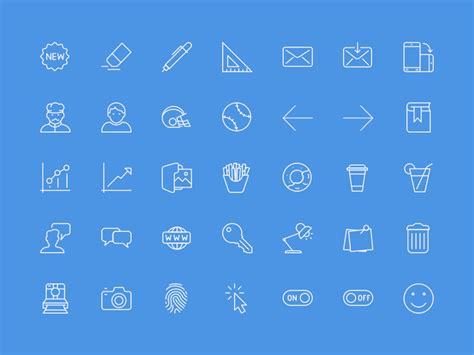 100 Useful Icons Sample Sketch Freebie Download Free Resource For