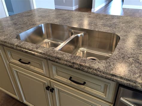 Some cases may require a custom top. Formica Perlato Granite countertop | Outdoor kitchen ...