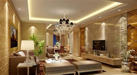 trend desain ruang keluarga mewah  keren interior rumah minimalis
