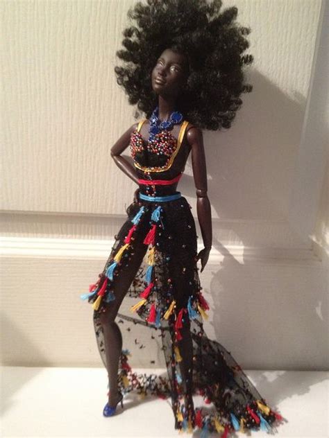 Princess Of South Africa 2012 Black Barbie Fashion Black Doll