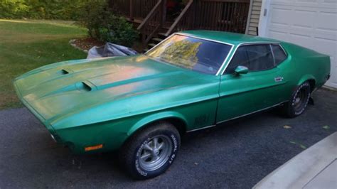 1971 Ford Mustang Mach I M Code Grabber Green 4 Speed Classic Ford