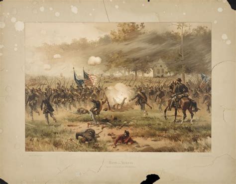 The Battle Of Antietam Print Wisconsin Historical Society