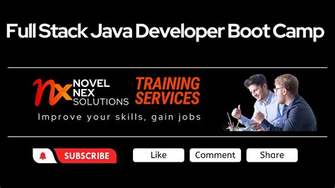 Full Stack Java Developer Days Boot Camp Program By Nx Solutions Day Youtube