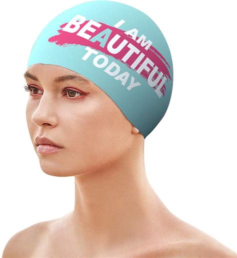 Balneaire Silicone Long Hair Swim Cap For Womenwaterproof Queen