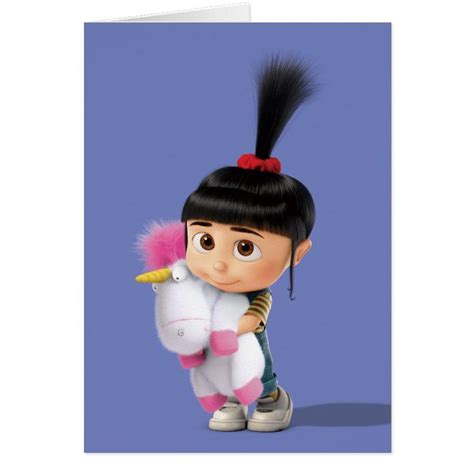Despicable Me Agnes And Fluffy The Unicorn Zazzle Cute Cartoon Wallpapers Cute Disney