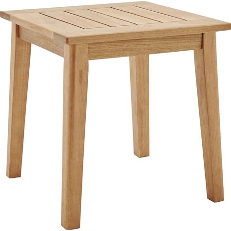 Modway Eei 3712 Nat Viewscape Outdoor End Table Ash Wood Wood End