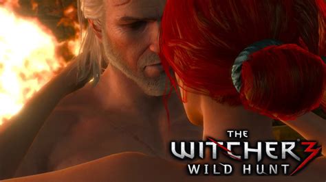 The Witcher 3 Wild Hunt Love Scene Triss Merigold Youtube