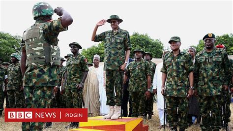 Nigeria Military Say Dem No Sabi Pipo Wey Dey Call For Coup Against Buhari Bbc News Pidgin