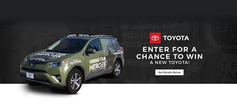 If you meet the requirements to receive military discounts, be sure to notify your insurance provider immediately. Hiring Our Heroes Toyota Sweepstakes - Ends December 1, 2019 - Absolute Shopping