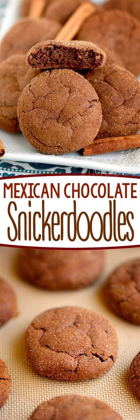 I used this recipe and made two kinds of candy from it the first i added green food coloring and made as recipe suggests rolled up chilled and sliced. Mexican Chocolate Snickerdoodles Recipe - Home Inspiration ...
