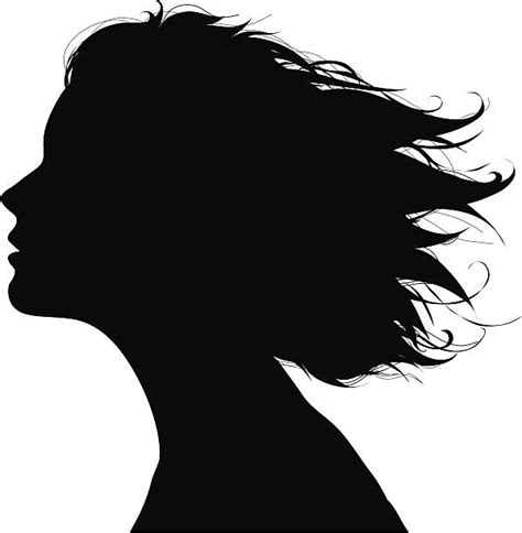 Woman Silhouette Profile Illustrations Royalty Free