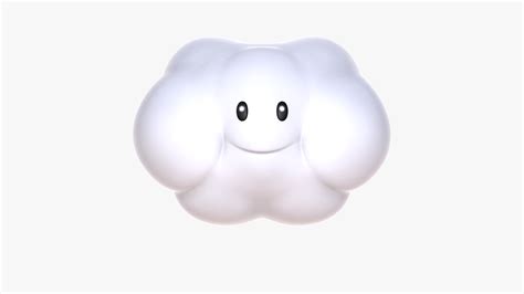 Lakitu Cloud Super Mario 3d Model Turbosquid 1561395