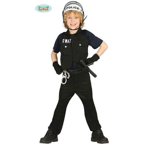 Kids Swat Officer Police Fancy Dress Costume The Online Toy Store