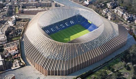 Chelsea Unveils Striking 60000 Seat Stadium Plan Construction