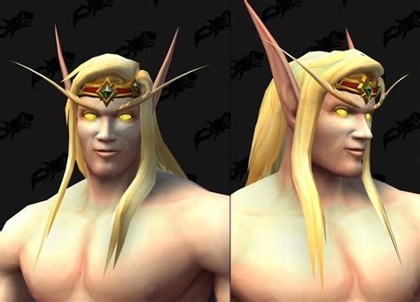 Spoilers Female And Male Blood Elf Customizations General