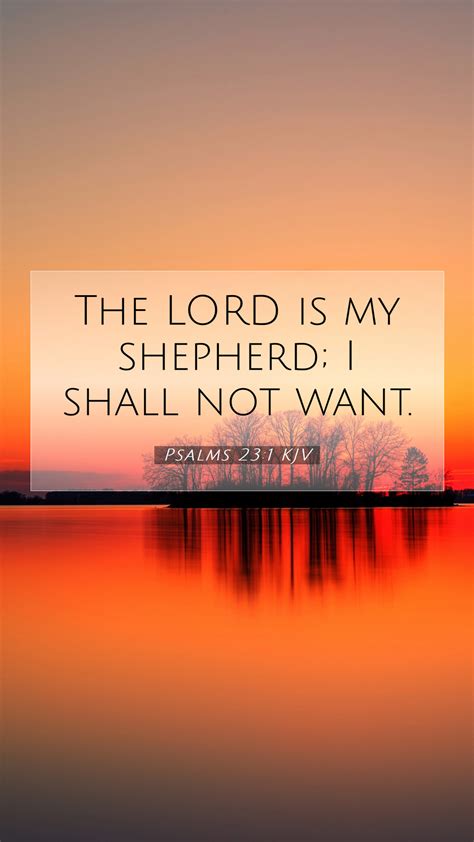 Psalm The Lord Is My Shepherd I Shall Not Want Dharmveersora