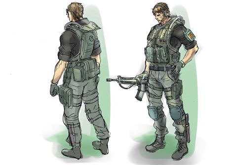 Resident Evil: Revelations: Concept Art - Chris Redfield - Resident
