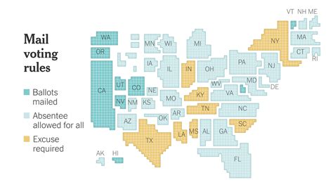 Where Americans Can Vote By Mail In The 2020 Elections The New York Times