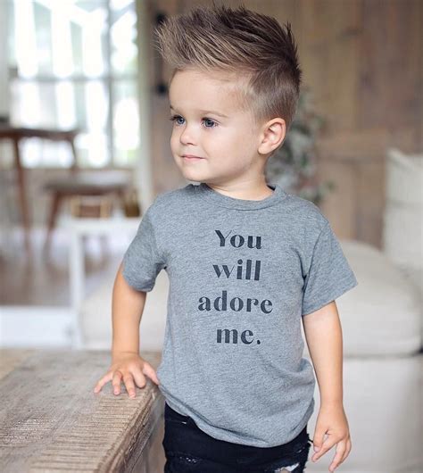 You Will Adore Me Bodysuit in 2020 | Kids graphic tees, Cute boy