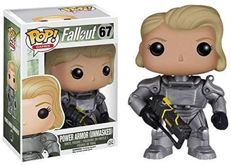 Funko Pop Games Fallout 4 Female Power Armor Unmasked Exclusive
