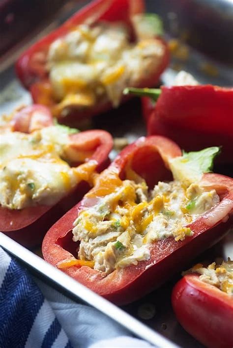 It's just perfect as is with a hot cup of tea or coffee. Cream Cheese Chicken Stuffed Peppers — Buns In My Oven