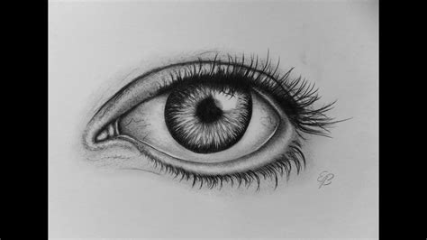 Realistic Eye Drawing Tutorial Step By Step 2015 Youtube