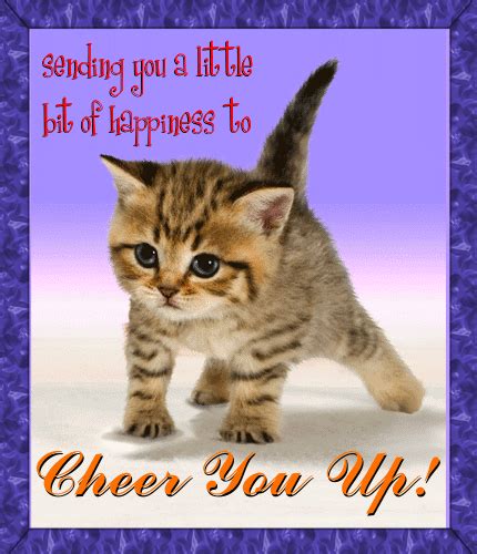 A Cute Kitty To Cheer You Up Free Cheer Up Ecards Greeting Cards