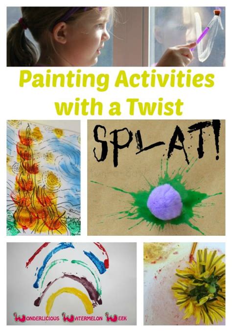 Painting Activities For Kids With A Twist Mommy Evolution