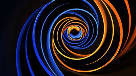 Colorful Lines Spiral Waves Hd Wallpapers Wallpaper Cave