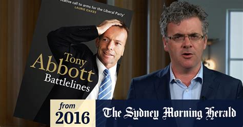 Video Tony Abbotts Provocative New Book