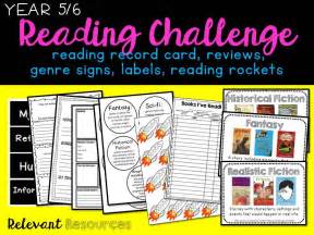 Genre Posters And Reading Challenge Teaching Resources