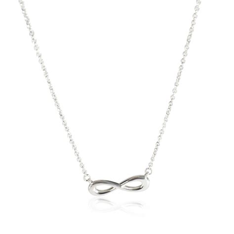 Tiffany And Co Infinity Necklace In Sterling Silver Mygemma