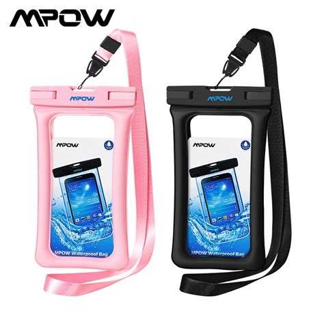 Mpow Waterproof Phone Pouch Ipx8 Universal Phone Case Pouch Floatable