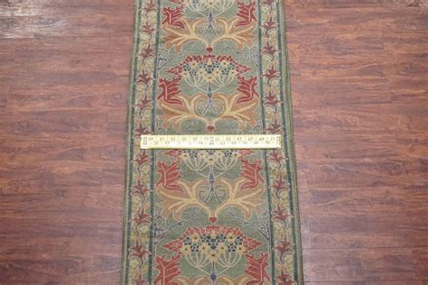 William Morris Art And Craft Hand Knotted Runner Circa 1990 For Sale