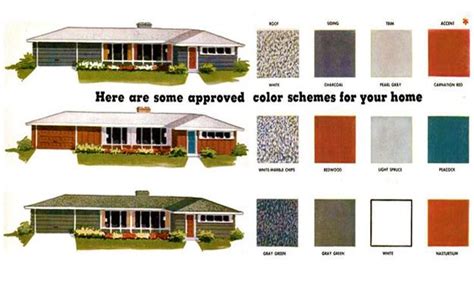 Mid Century Modern Paint Color Palettes To Inspire Your 55 Off