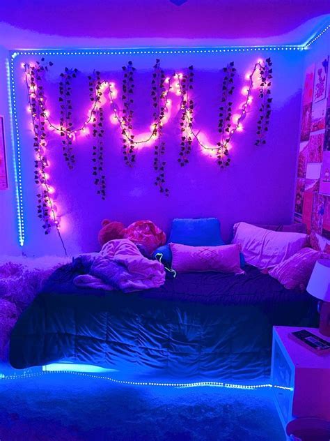 Tiktok Inspired Led Strip Lights⚡️♥️👀🌈 Neon Room Room Ideas Bedroom Dreamy Room