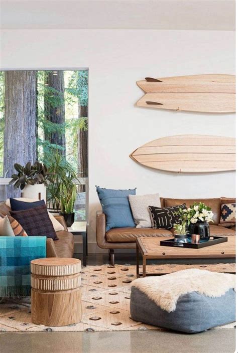 Surf Room Style Decor In 2020 Coastal Decorating Living Room Decor