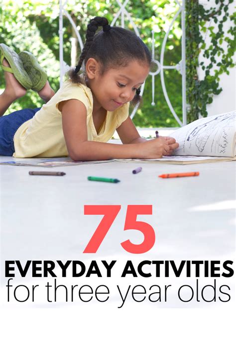 75 Everyday Activities For 3 Year Olds No Time For Flash Cards