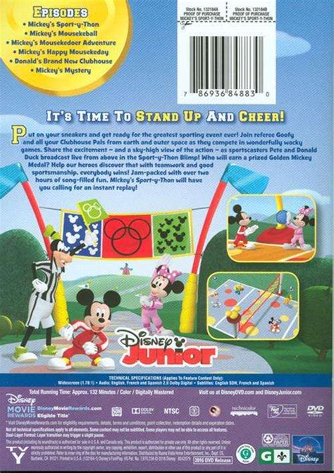Mickey Mouse Clubhouse Mickeys Sport Y Thon Dvd 2016 Dvd Empire