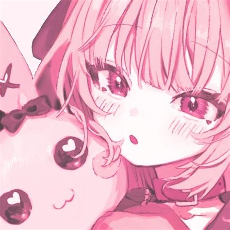 Cute Pink Anime Icon Pink Aestheic Icon Pink Aesthetic Anime Profile Pink Profile Pic