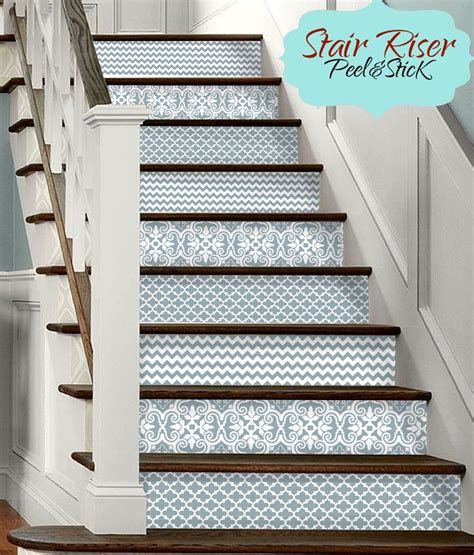 15 Strips Of Stair Riser Vinyl Decal Removable Sticker Peel And Stick