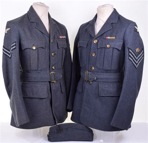 Ww2 Royal Air Force Flight Sergeants Uniform Group Consisting Of Four